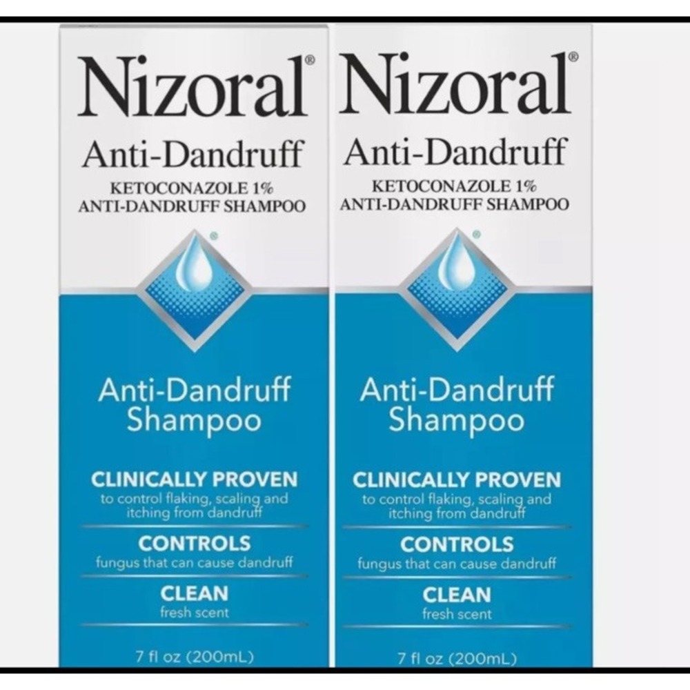 Nizoral Anti Dandruff Shampoo Fresh Scent 7 fl oz‎ Lot of 2 - Exp 6/25 & 5/26